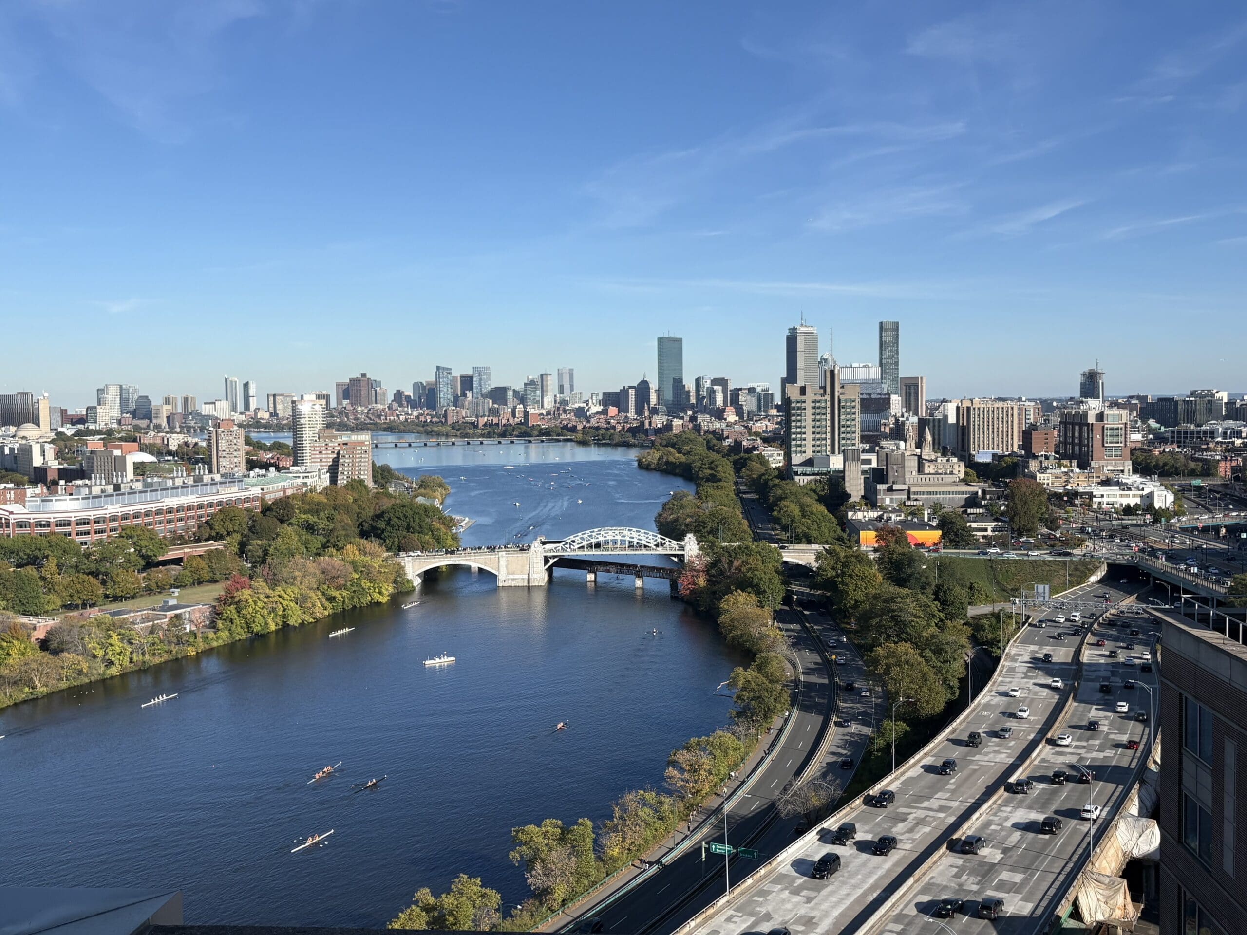 Head of the Charles Regatta on October 18, 2025, courtesy of Paige Albright
